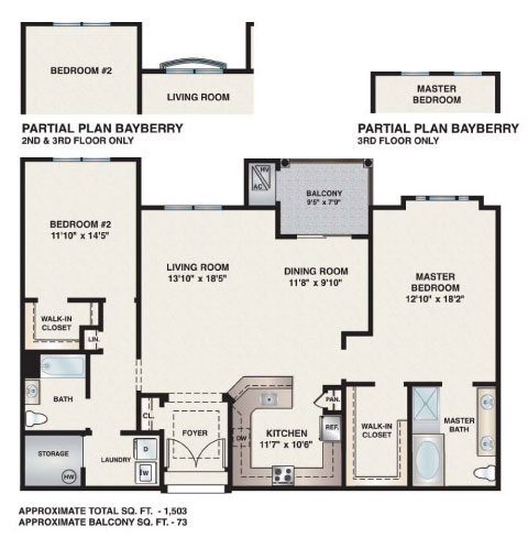The Enclave: Bayberry Floorplan