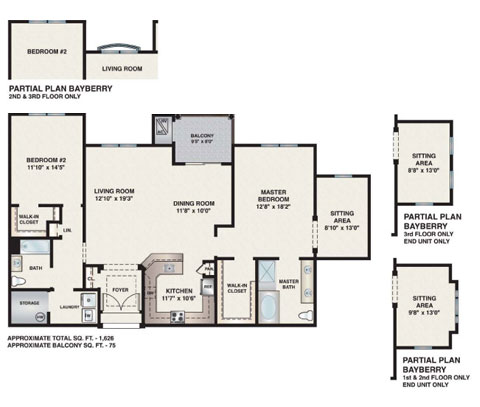 The Enclave: Bayberry Floorplan