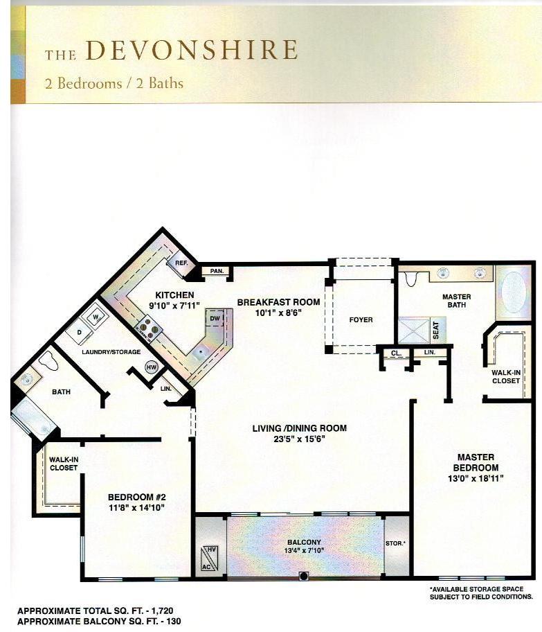 The Enclave: Devonshire Floorplan